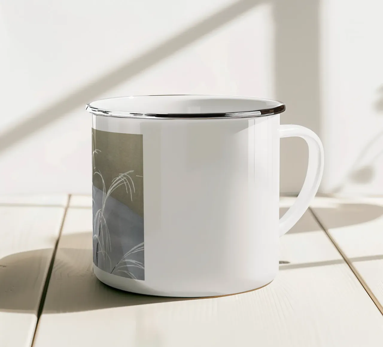 Frost from Momoyogusa–Flowers of a Hundred tazza in smalto da vintageshop