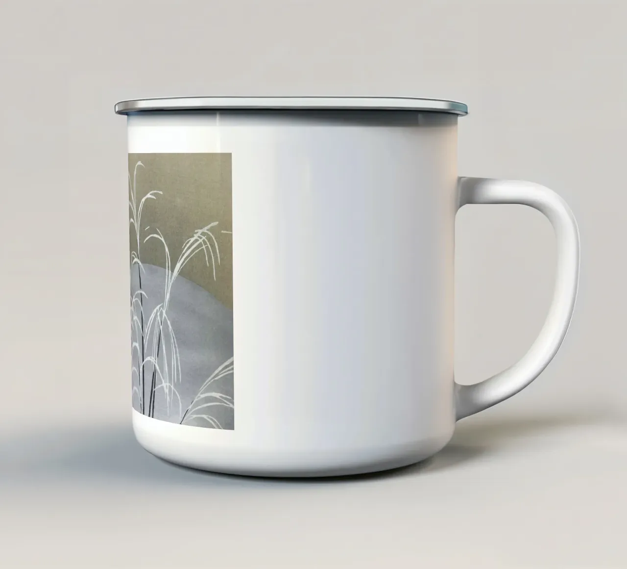 Frost from Momoyogusa–Flowers of a Hundred tazza in smalto da vintageshop