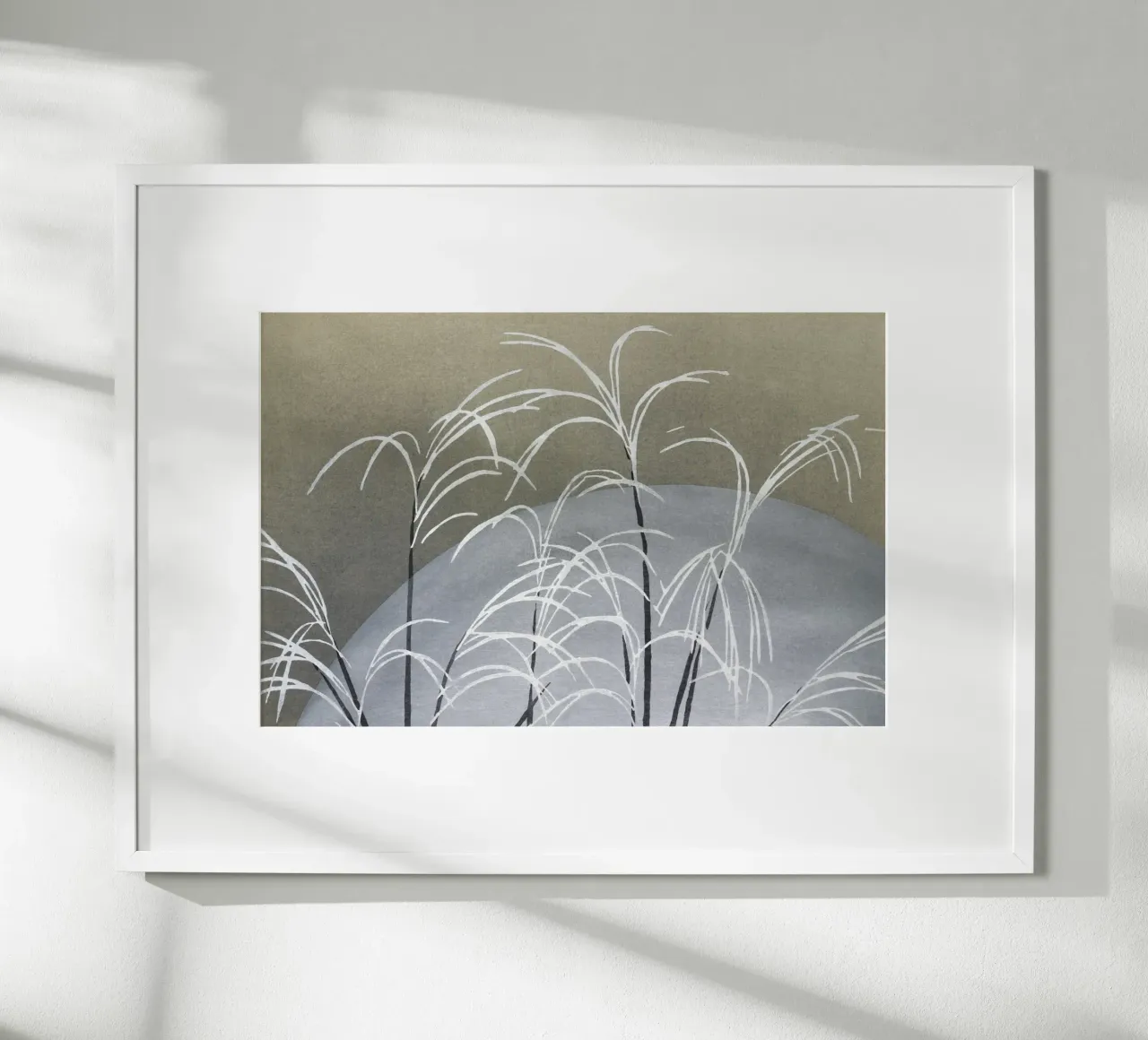 Frost from Momoyogusa–Flowers of a Hundred poster con telaio in plastica da vintageshop
