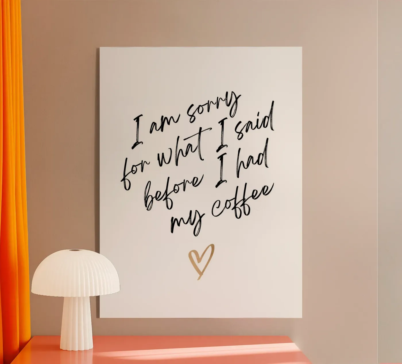 Coffee lover quote plexiglass da PinkCandyWalls