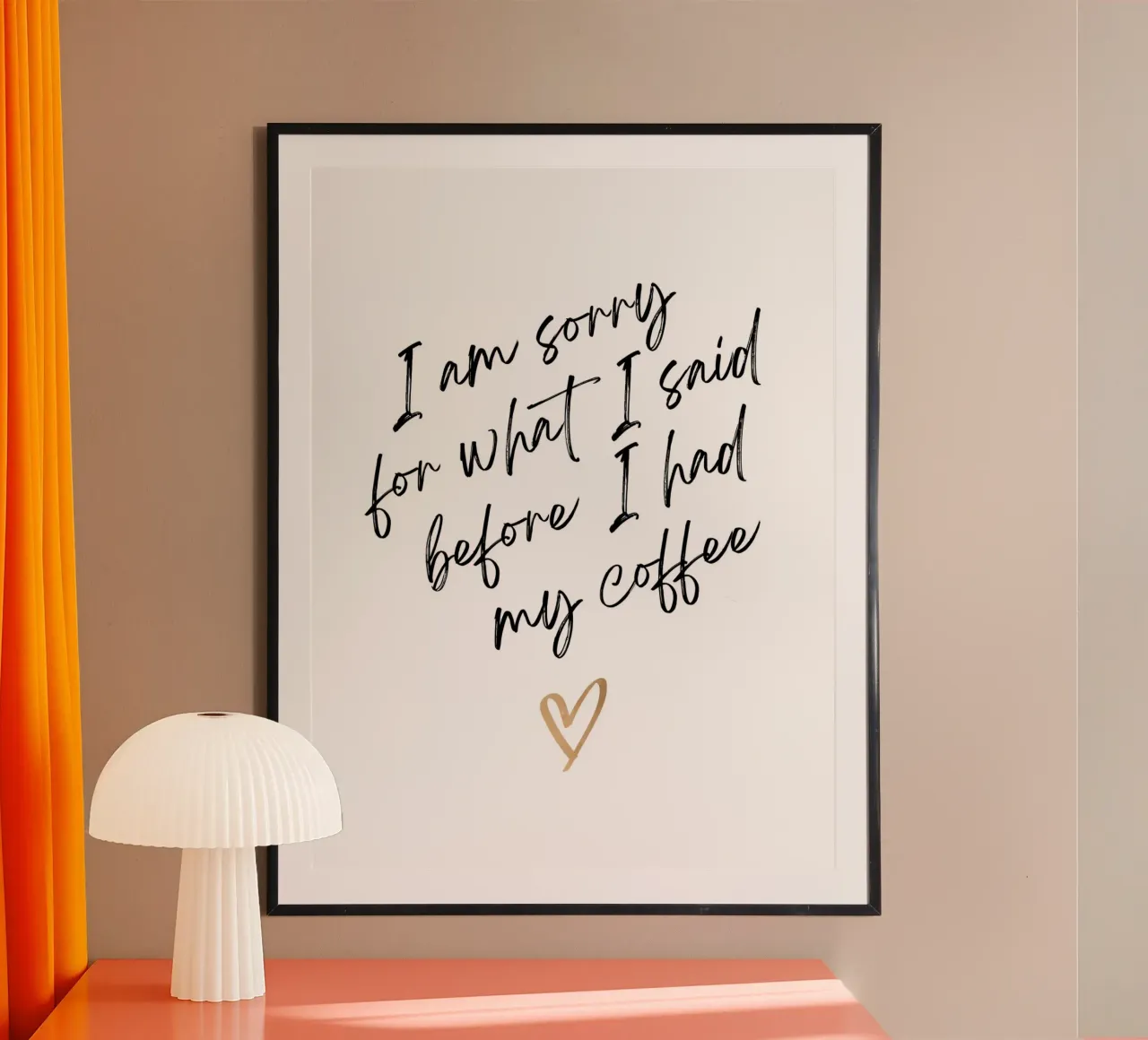 Coffee lover quote poster da PinkCandyWalls