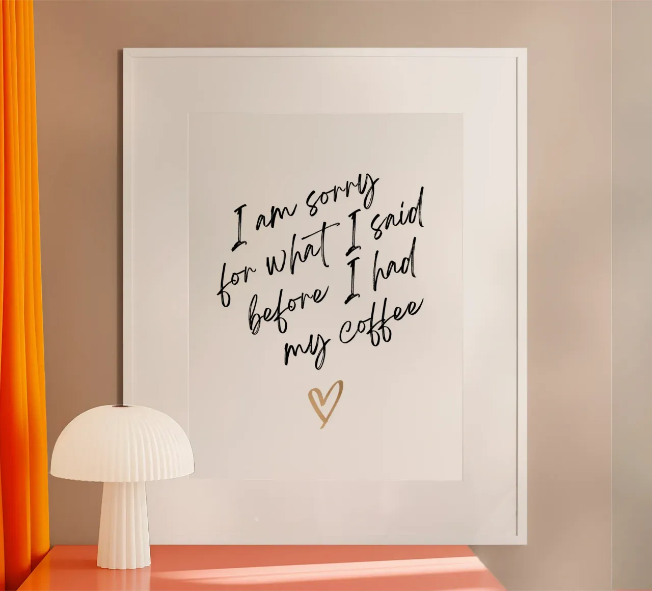 Coffee lover quote poster da PinkCandyWalls