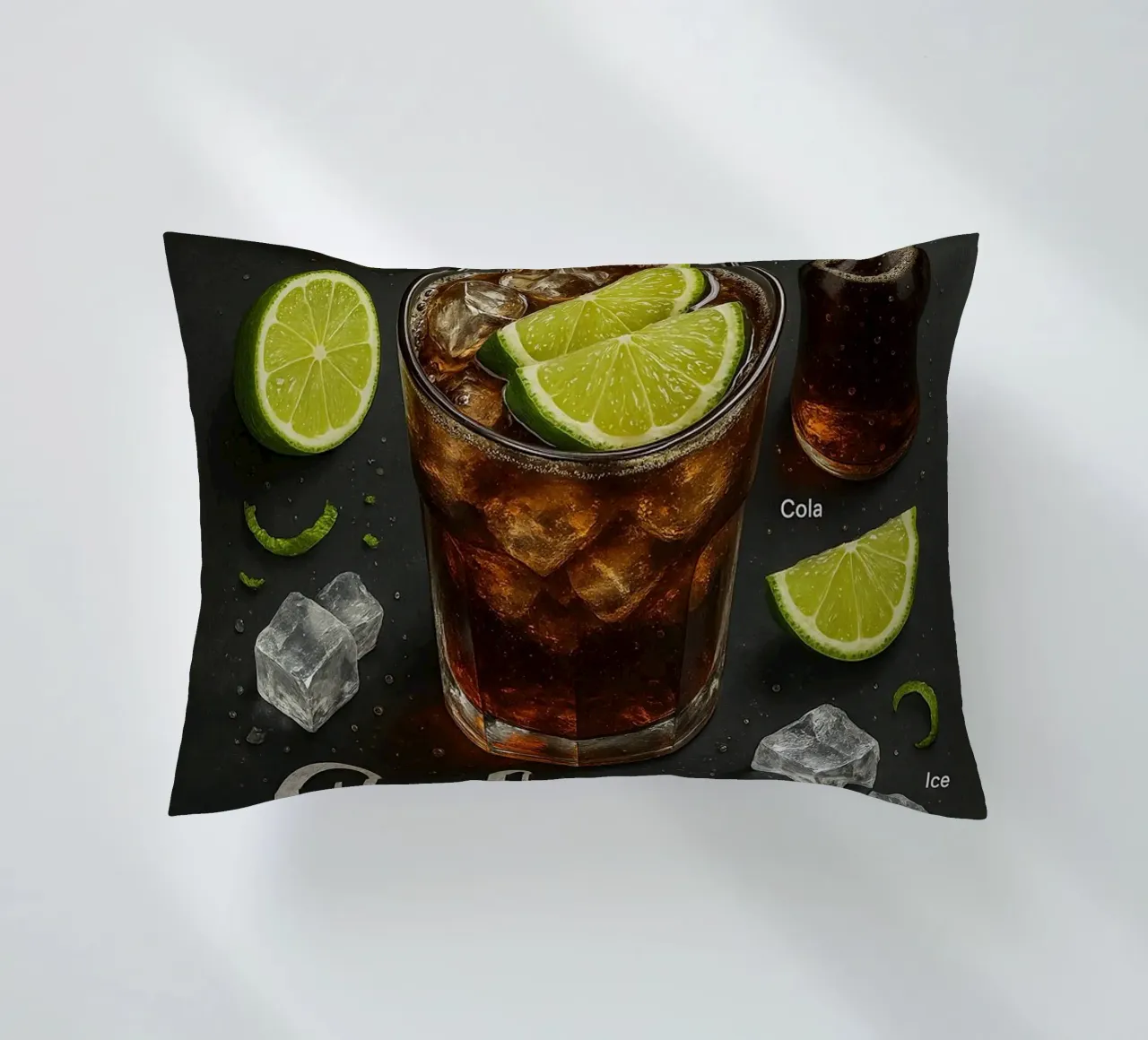 Poster Cuba Libre - Rum, Cola e Lime Classico cuscino da mesa
