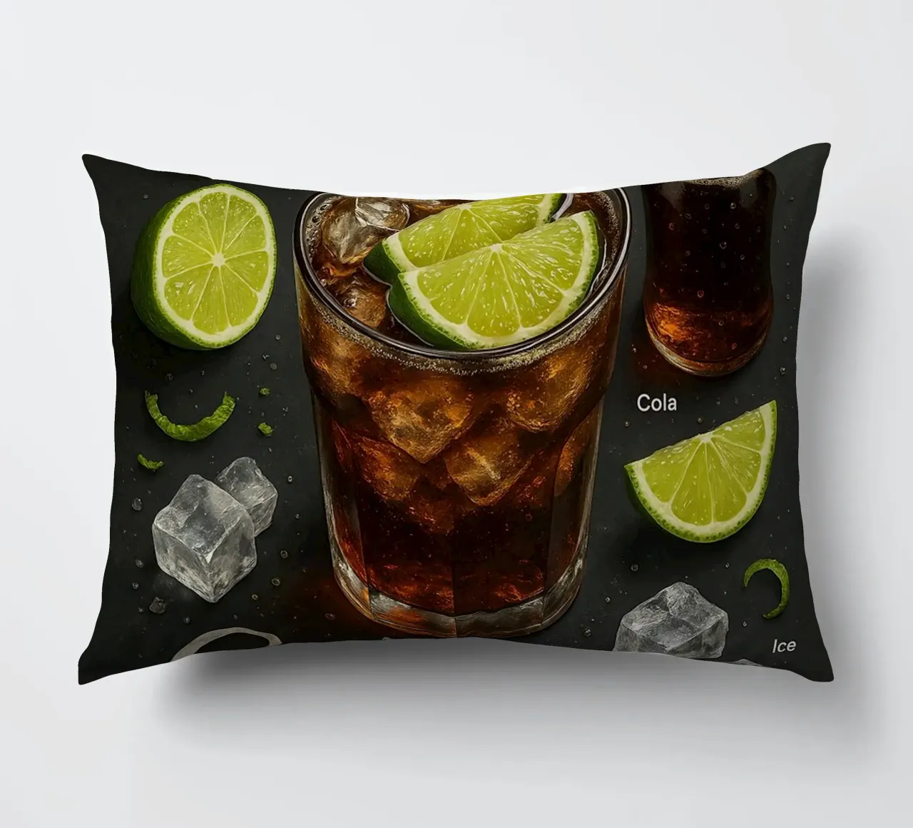 Poster Cuba Libre - Rum, Cola e Lime Classico cuscino da mesa