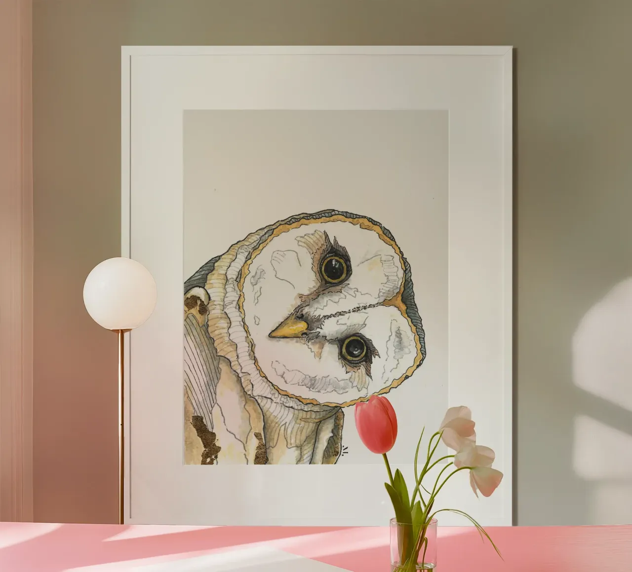 Owl poster da Magpie luck