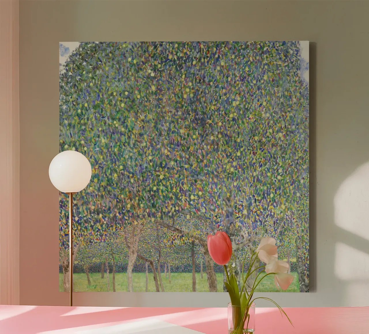 Gustav Klimt - Pear Tree (1903) canvas with Floater frame by Art History