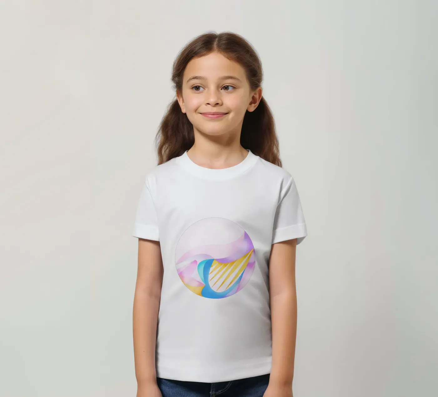Luce soffusa t-shirt bambini da Lines Inside