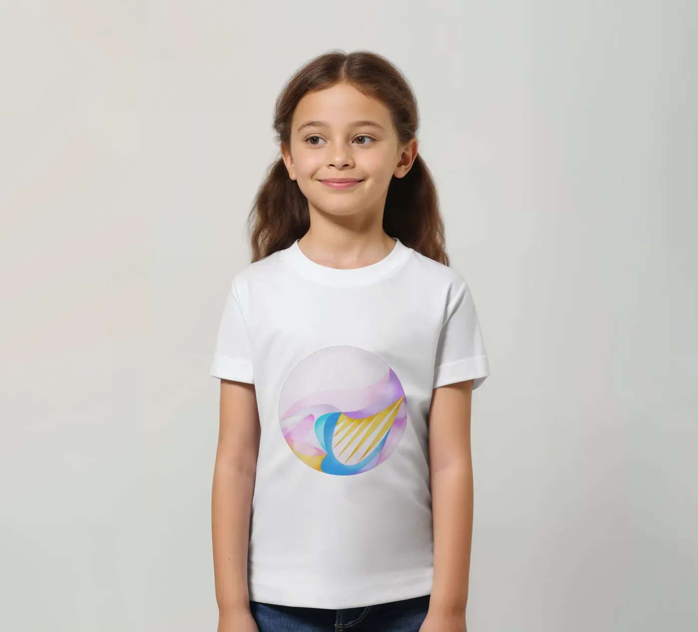 Luce soffusa t-shirt bambini da Lines Inside