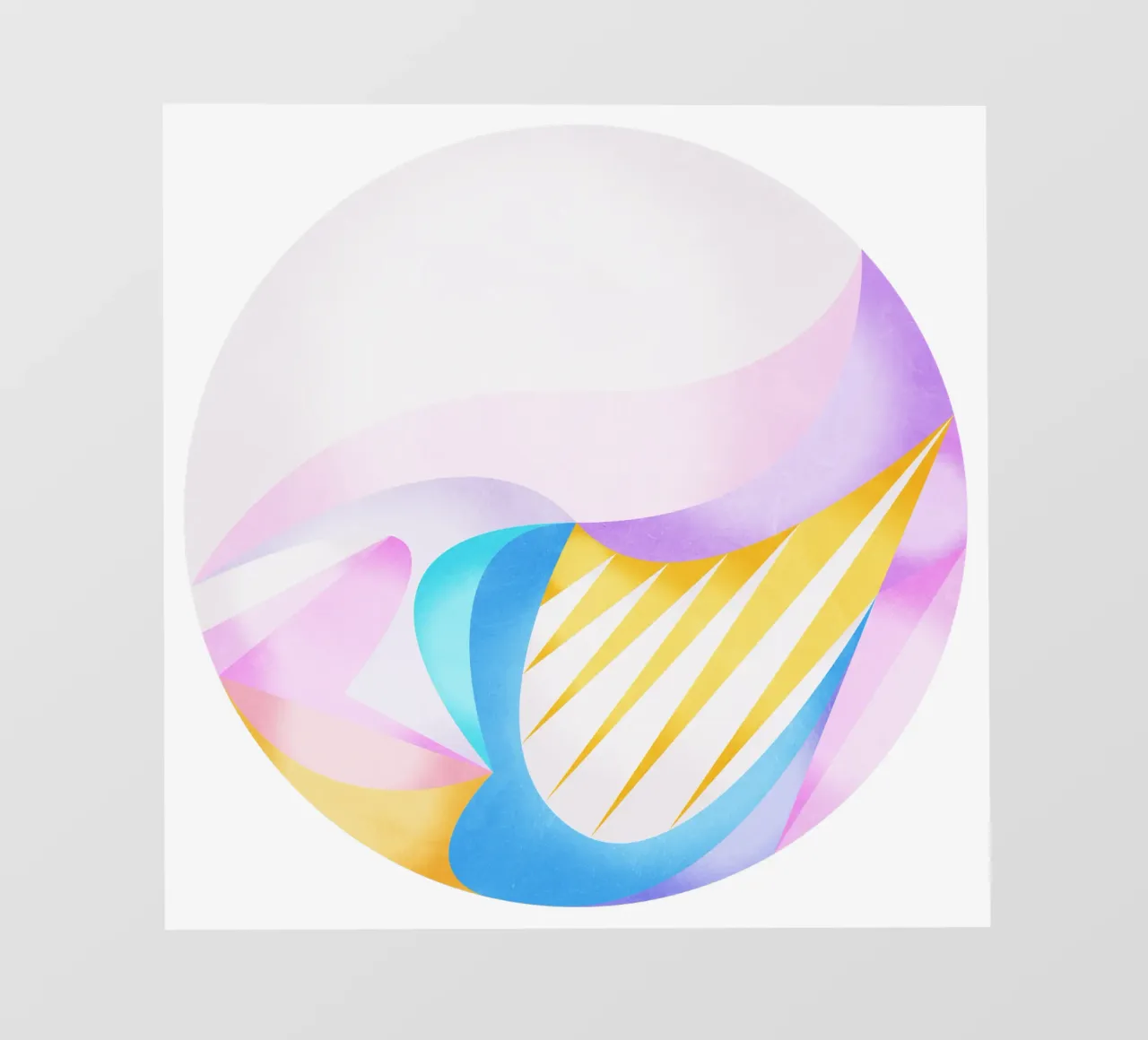 Zacht licht fotobehang van Abstract 888