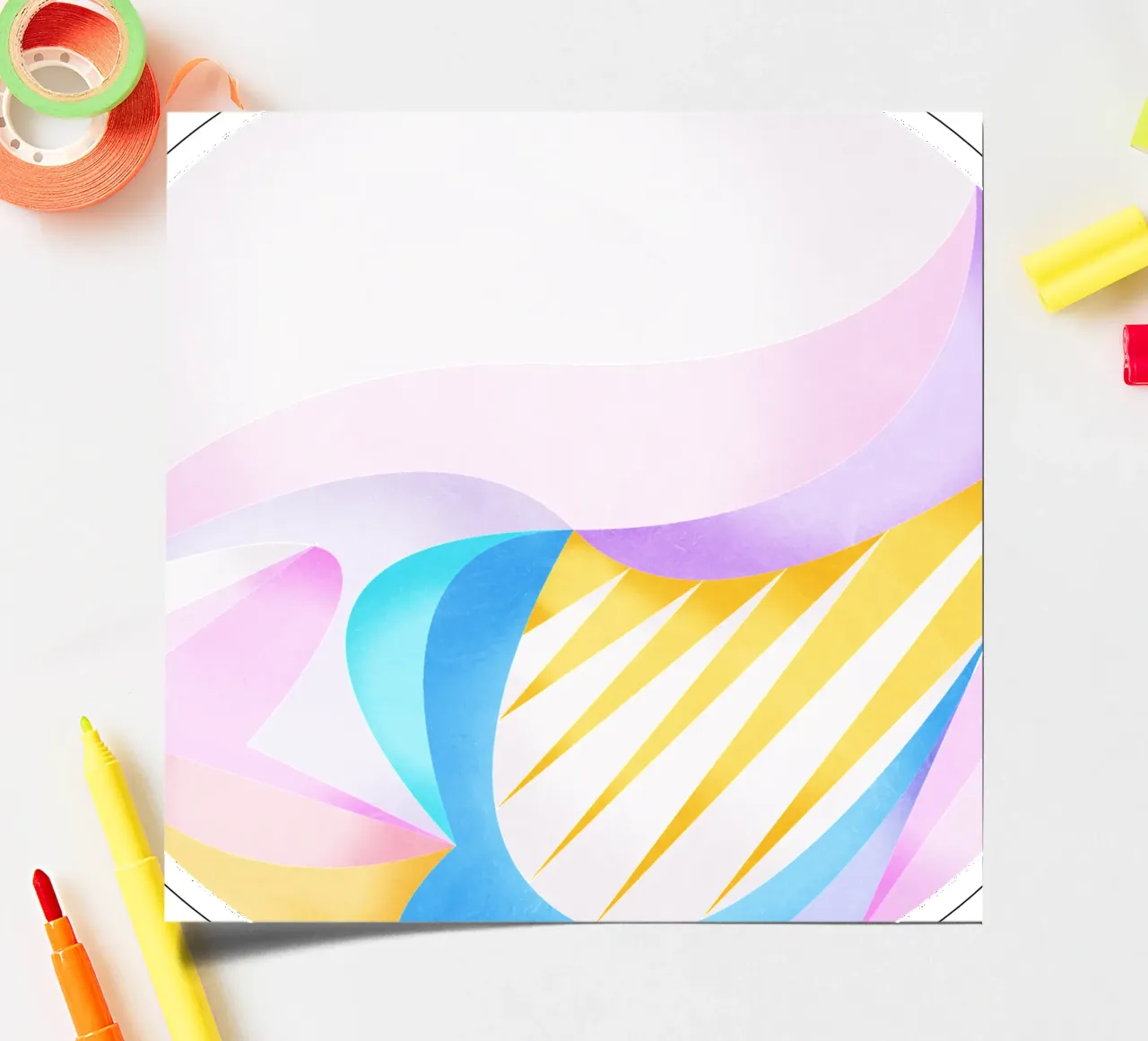 Soft Light sticker sheet by Abstract 888