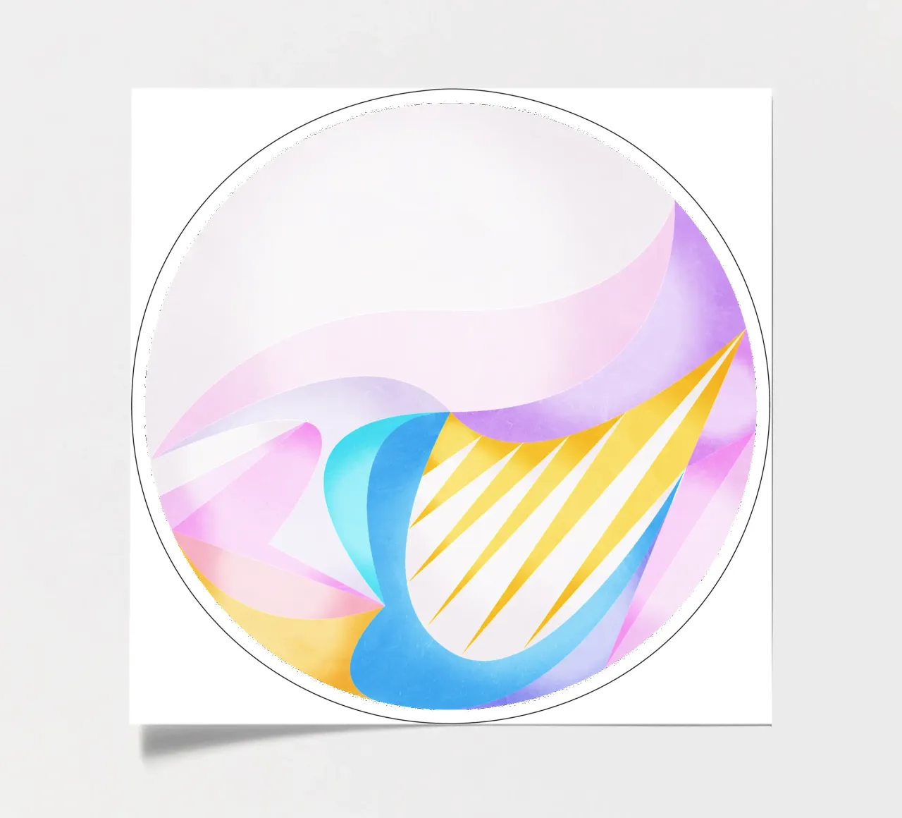 Soft Light sticker sheet by Abstract 888