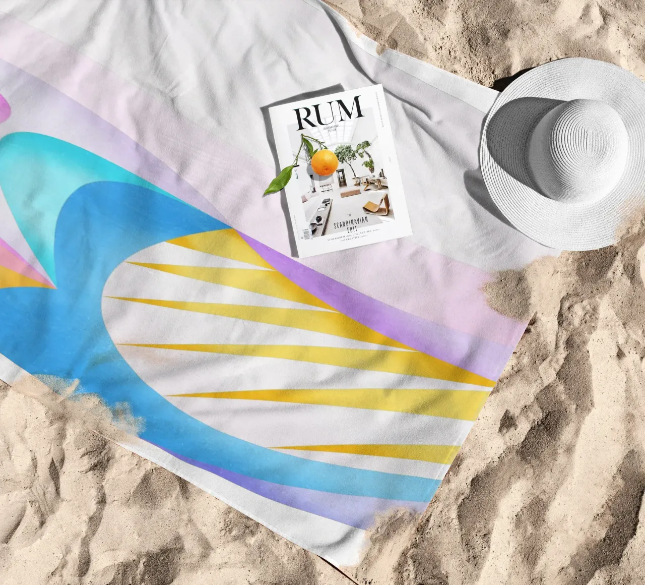 Soft Light product.type.towel-beach common.byCreator Abstract 888