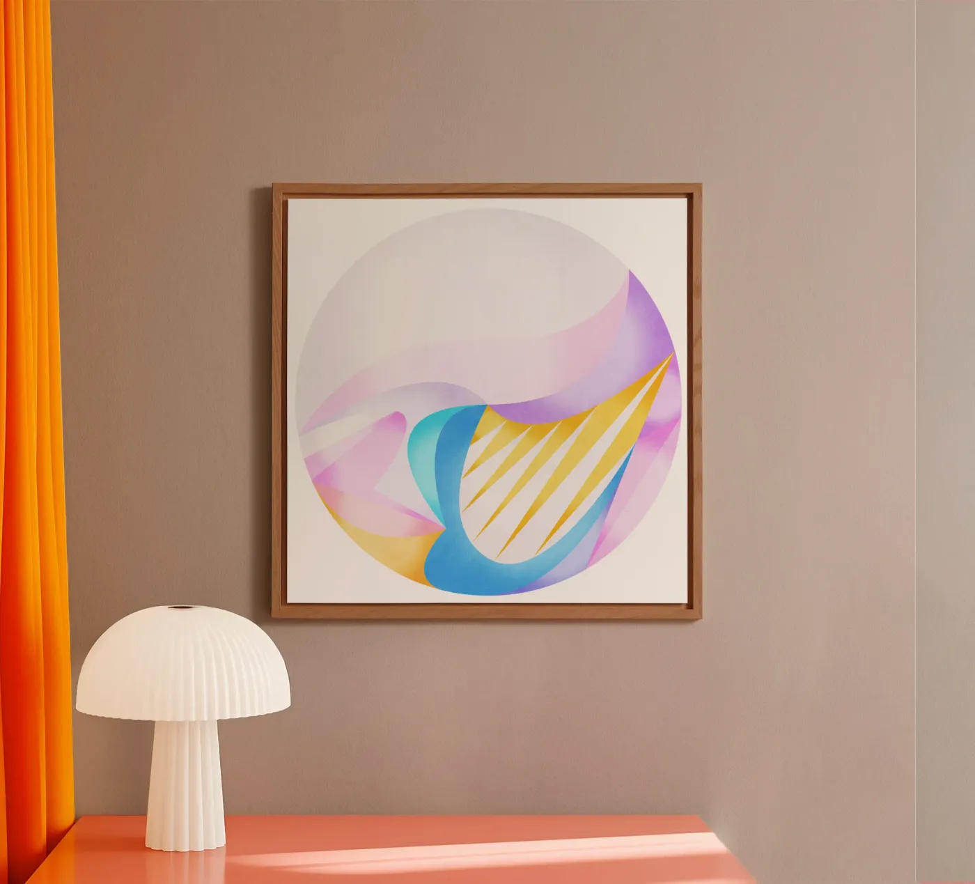 Luce soffusa alluminio dibond da Abstract Joy
