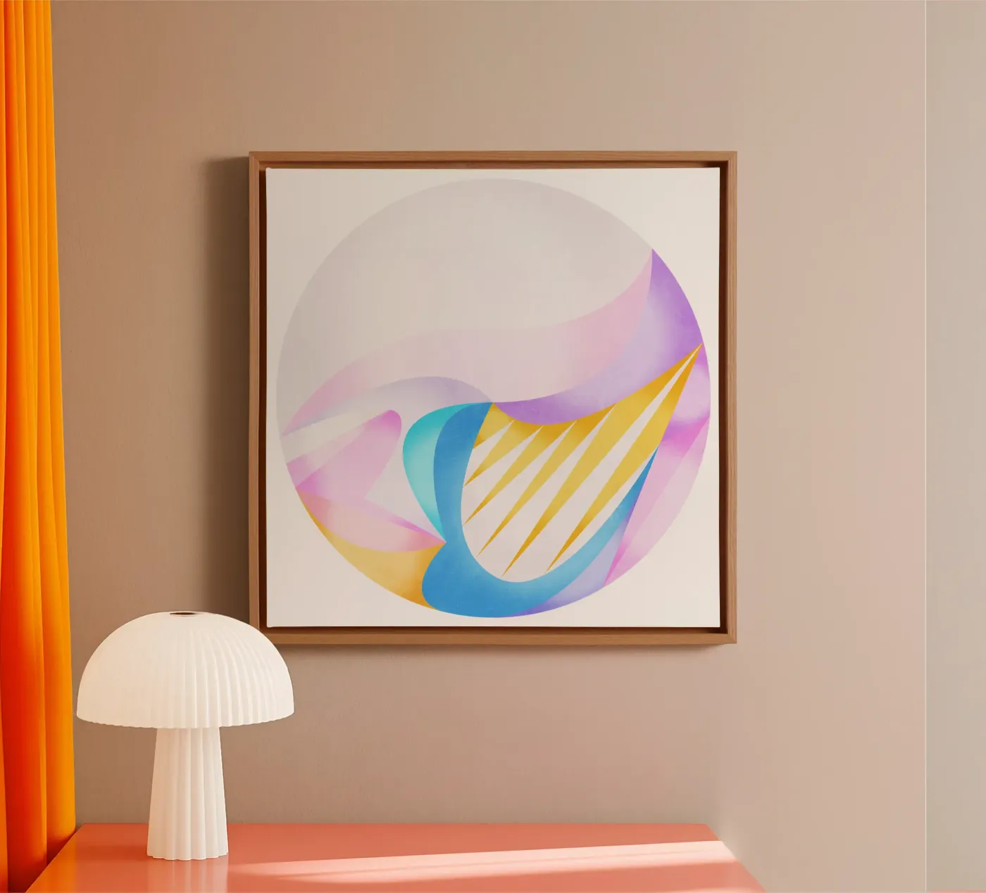 Zacht licht canvas van Abstract Joy