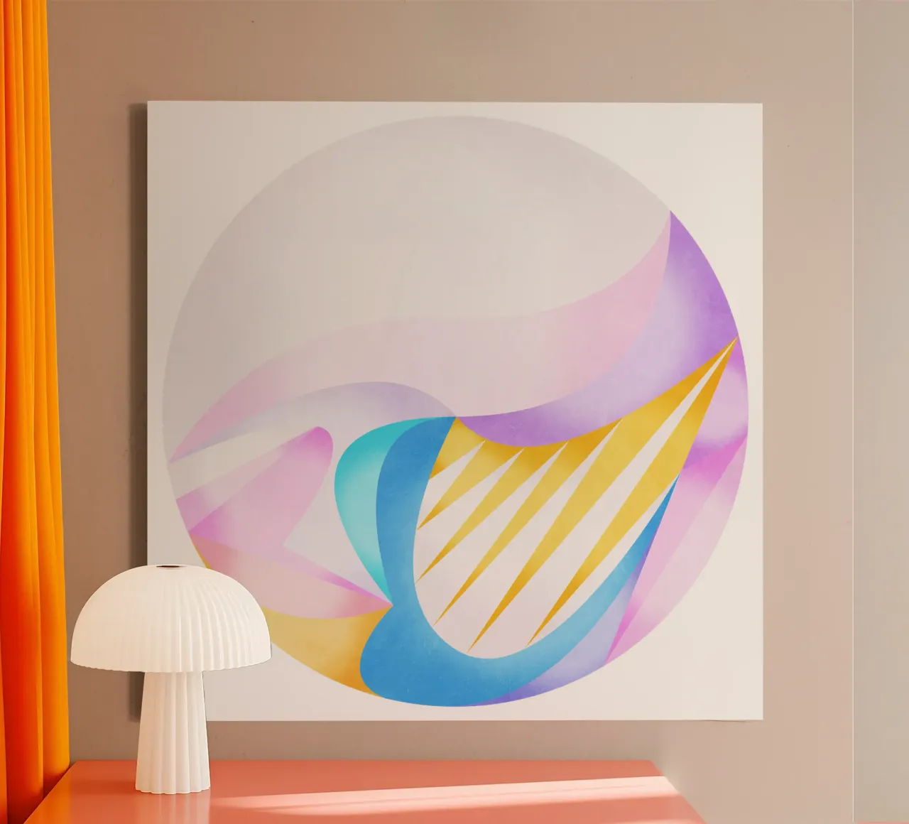 Luce soffusa tela con Cornice a cassetta da lovely lines