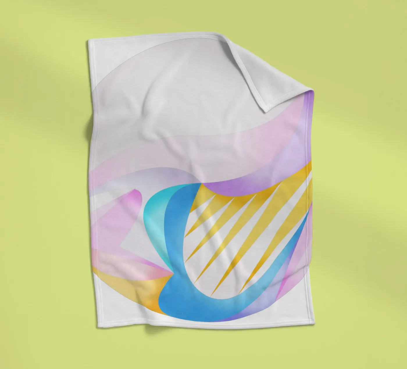 Soft Light fleece blanket by Abstract Joy