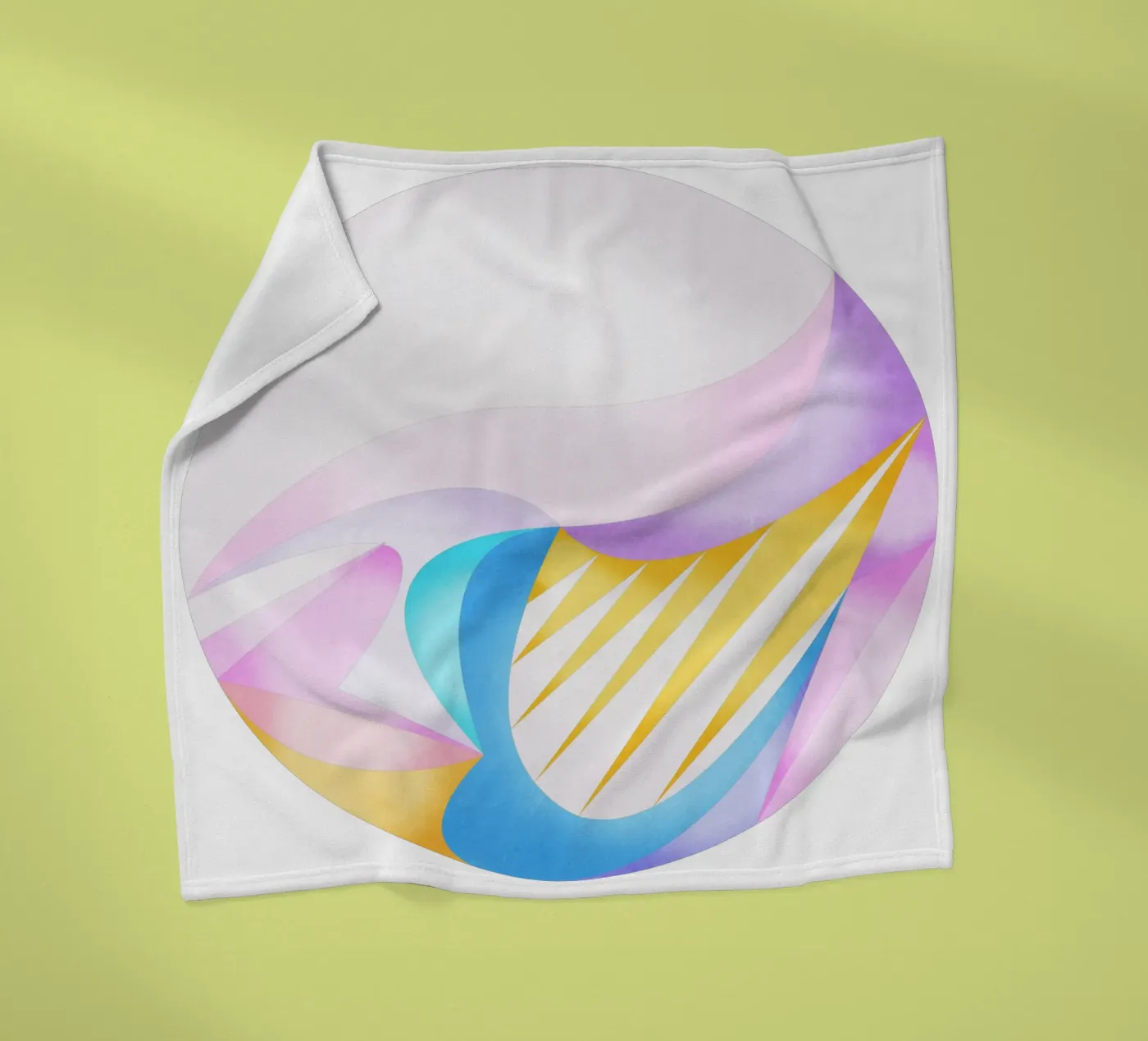 Soft Light fleece blanket by Abstract Joy