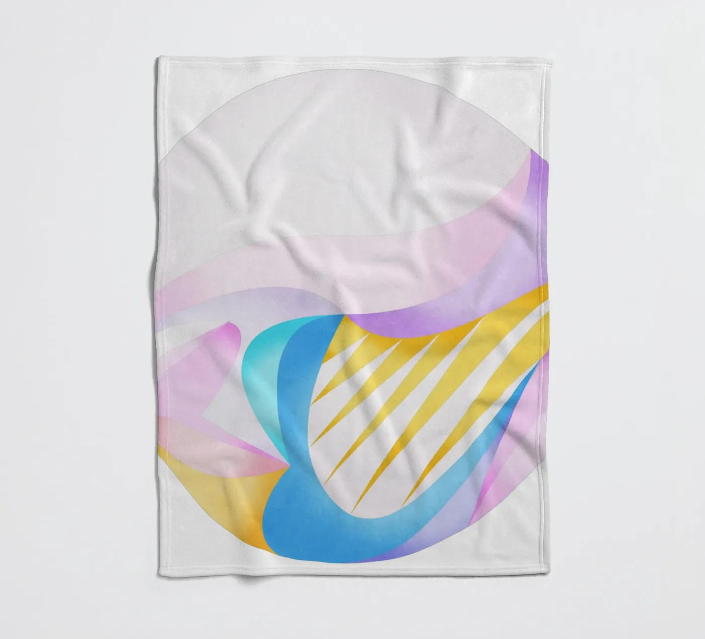 Soft Light fleece blanket by Abstract Joy