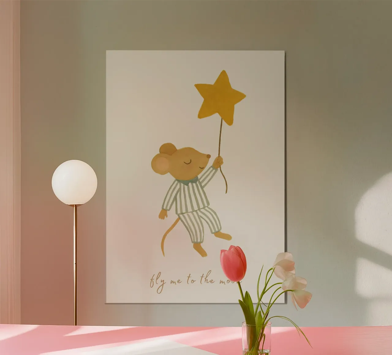 Stampa per cameretta, poster per topolino poster da Little Lola