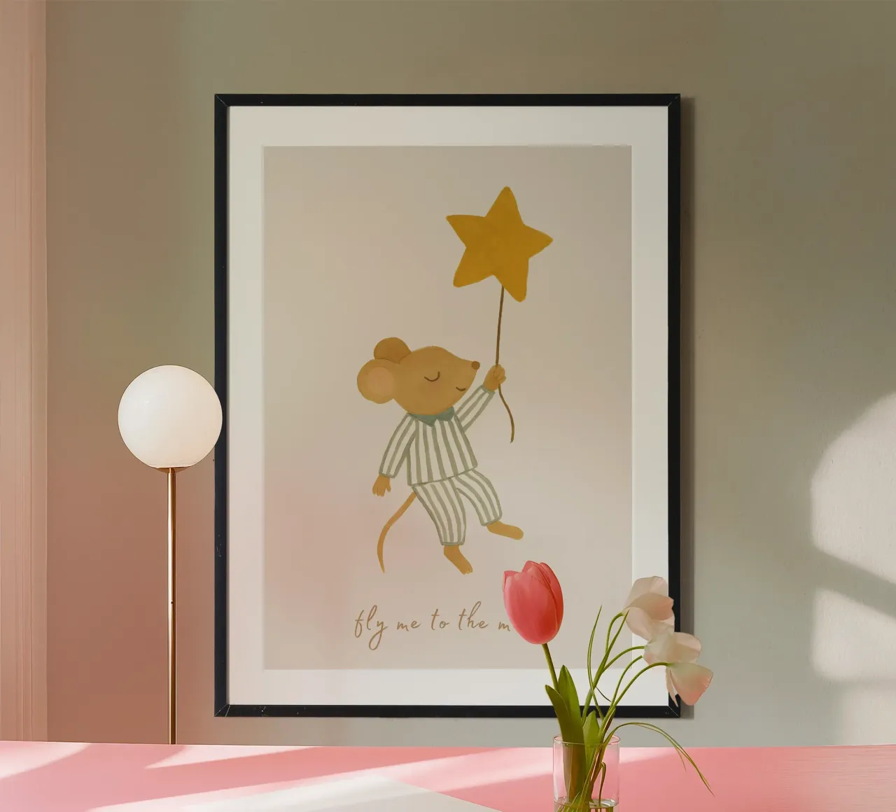 Stampa per cameretta, poster per topolino poster da Little Lola