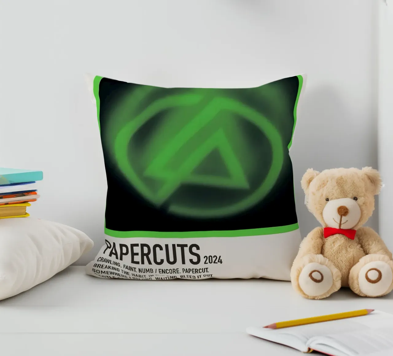 Linkin Park Papercuts cuscino da Roronoa7