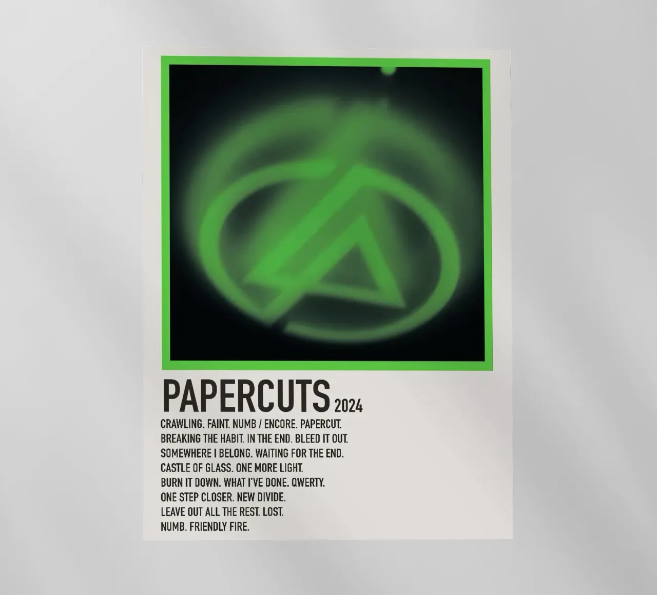 Linkin Park Papercuts pellicola backlit da Roronoa7