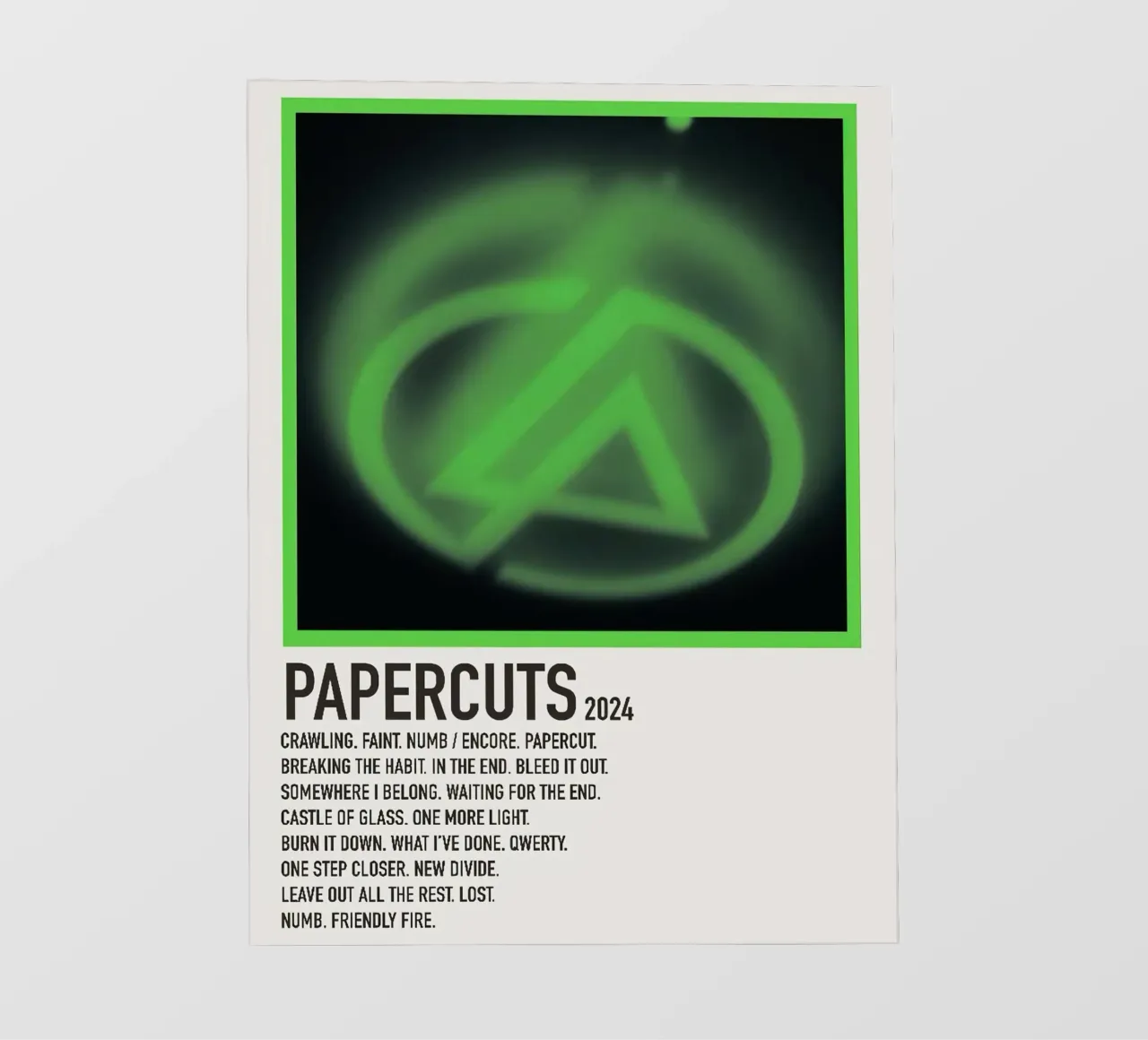 Linkin Park Papercuts pellicola backlit da Roronoa7