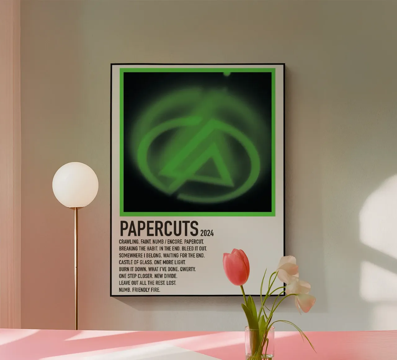 Linkin Park Papercuts metacrilato de Roronoa7