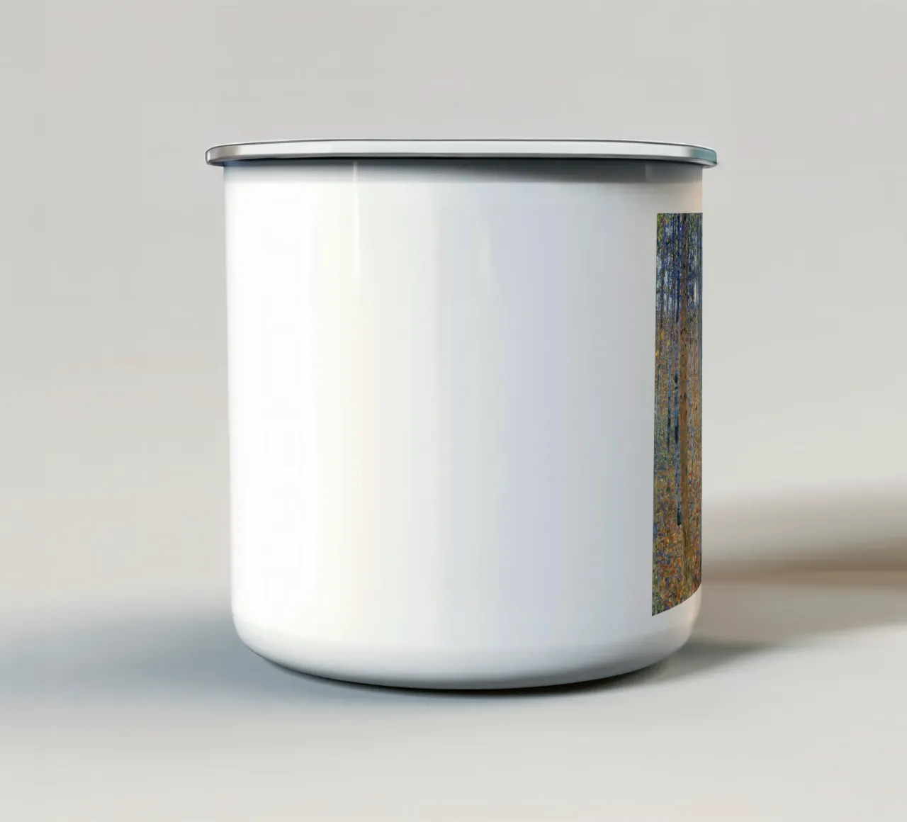 Gustav Klimt - Faggeto I (1902) tazza in smalto da Jolie Prints