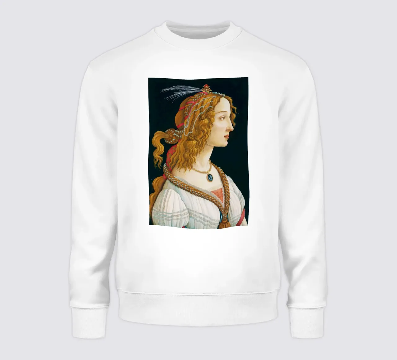 Sandro Botticelli - Ritratto idealizzato di signora felpa da Venus Art