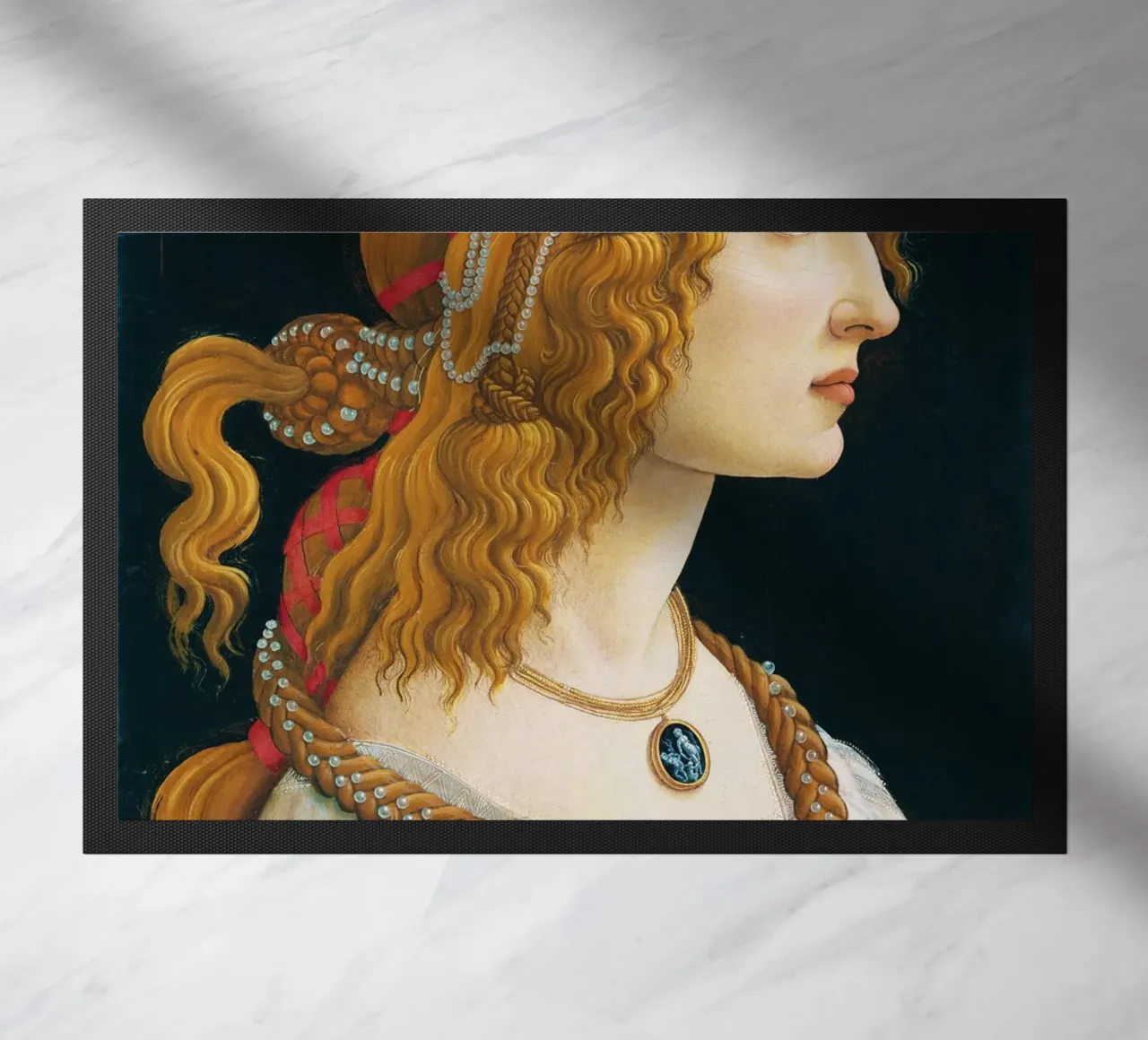 Sandro Botticelli - Ritratto idealizzato di signora zerbino da Venus Art