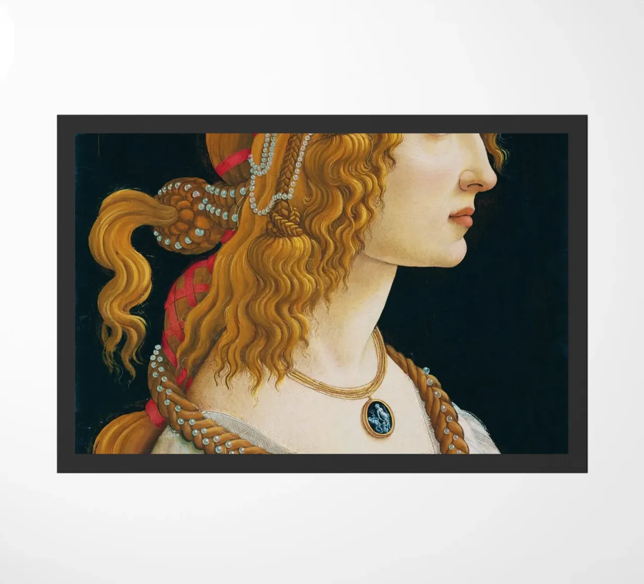 Sandro Botticelli - Ritratto idealizzato di signora zerbino da Venus Art