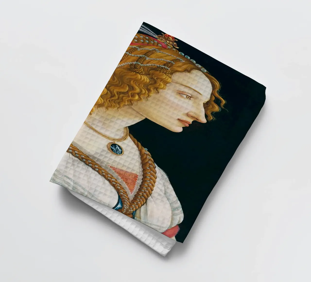 Sandro Botticelli - Portrait idéalisé d'une dame torchon de Venus Art