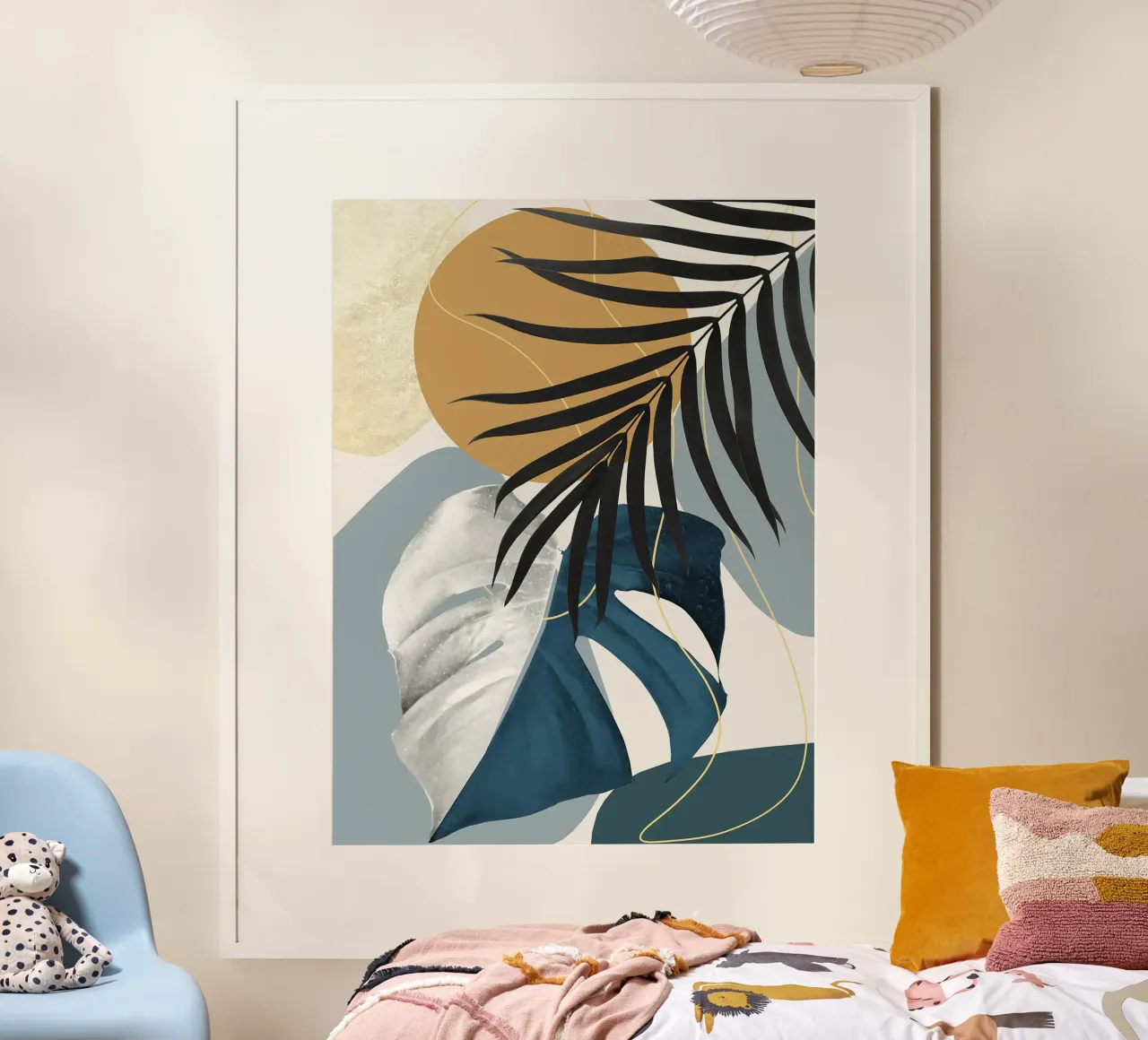 Monstera Astratto poster da Leon B Feierabend