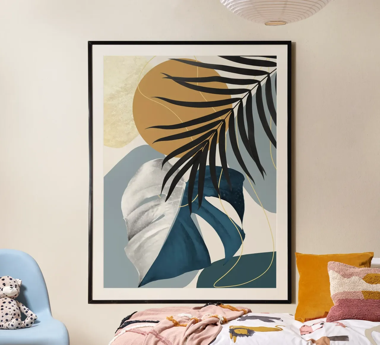 Monstera Astratto poster da Leon B Feierabend