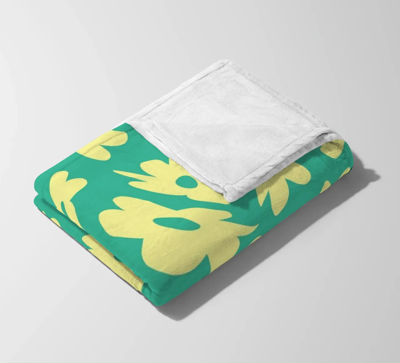 Flower Pattern Bizarre fleecedeken van Little Dean