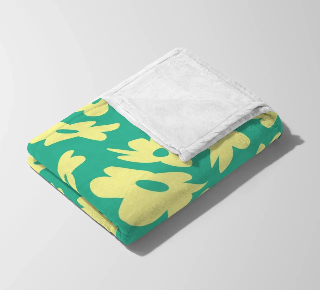 Flower Pattern Bizarre fleecedeken van Little Dean