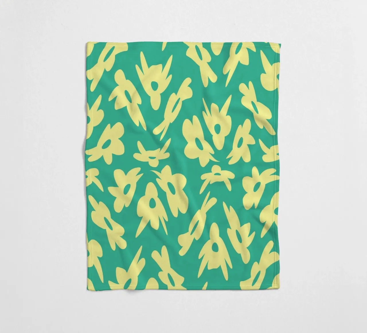 Flower Pattern Bizarre fleecedeken van Little Dean