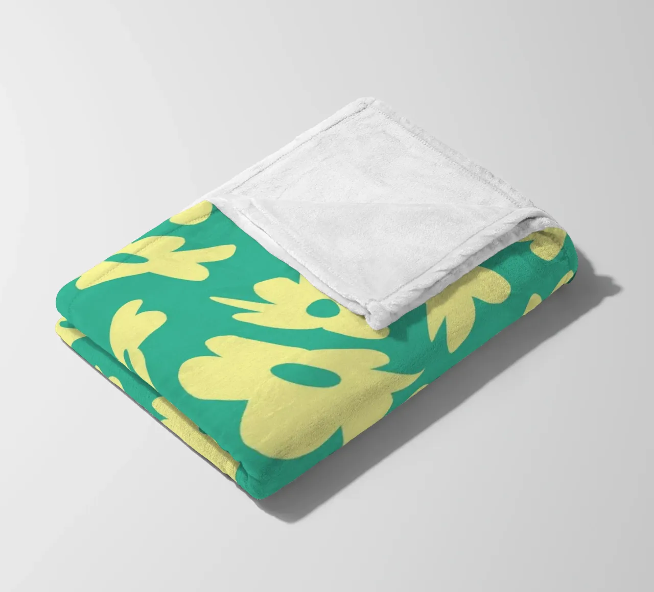 Flower Pattern Bizarre fleecedeken van Little Dean