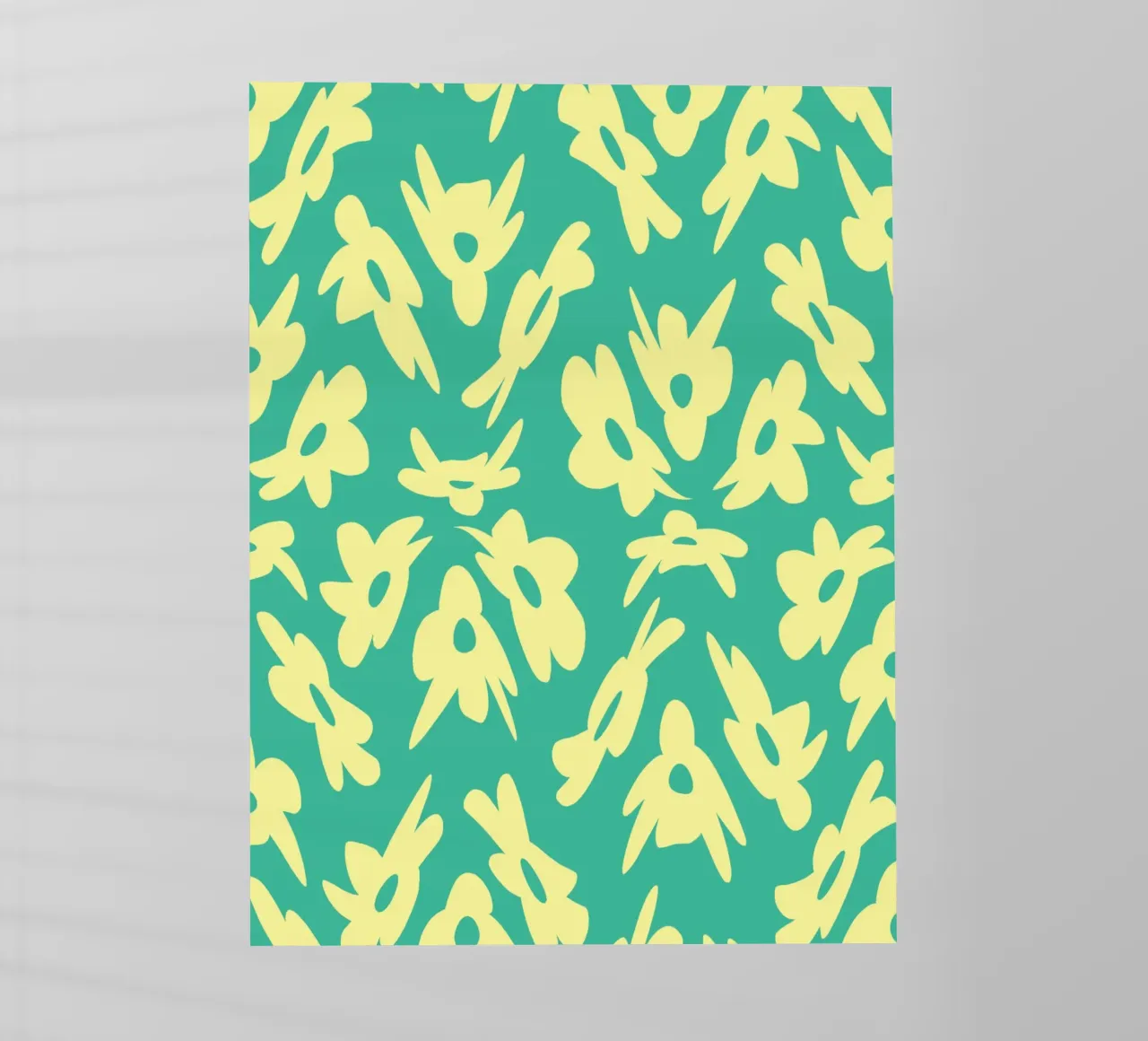 Flower Pattern Bizarre pellicola backlit da Little Dean