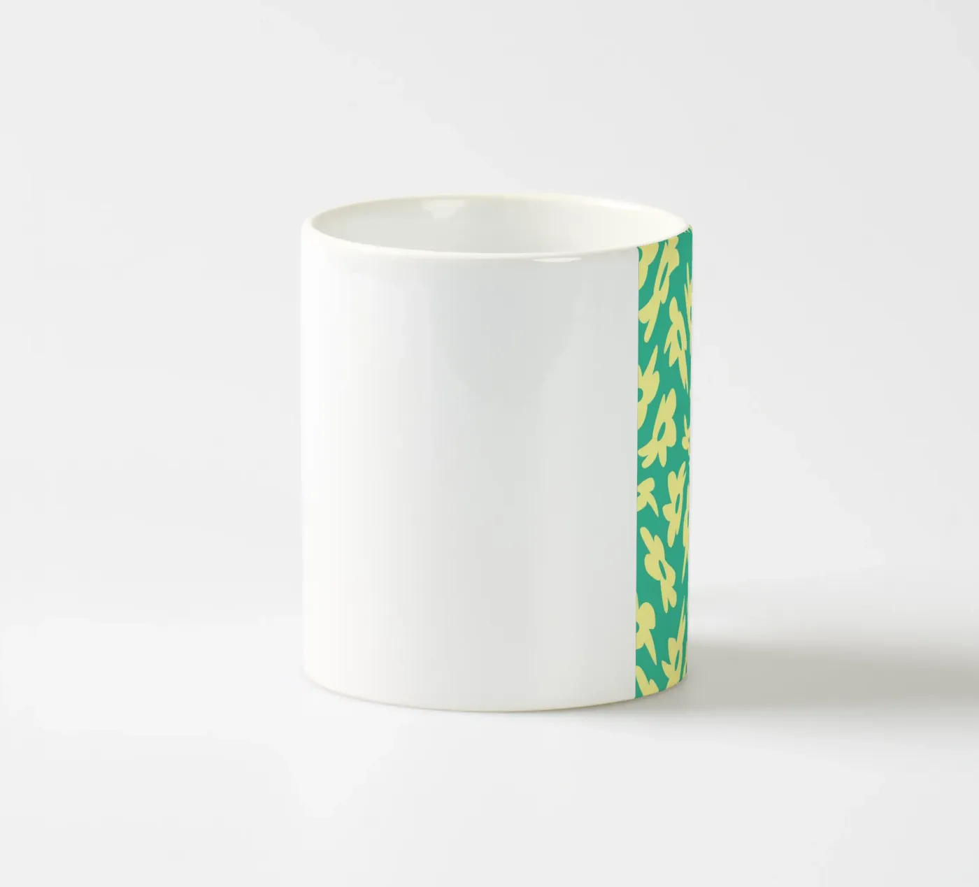 Flower Pattern Bizarre ceramic mug by Little Dean