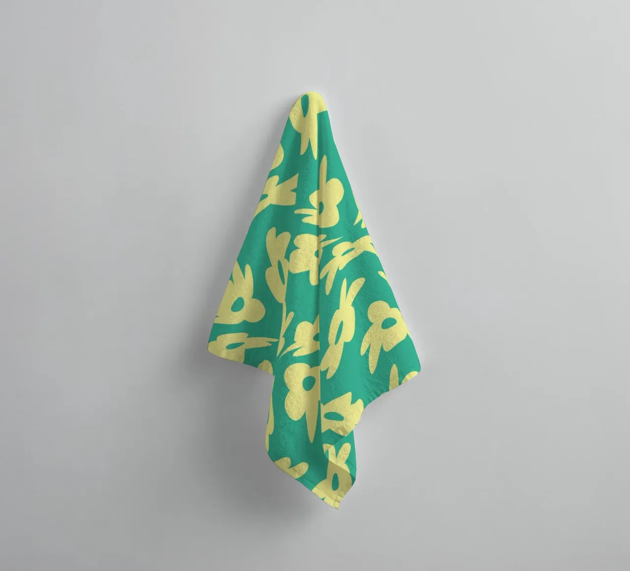 Flower Pattern Bizarre towel by Little Dean
