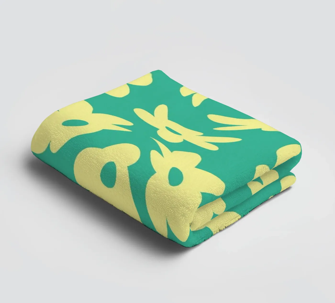 Bizarre Blumenmuster Handtuch von Little Dean