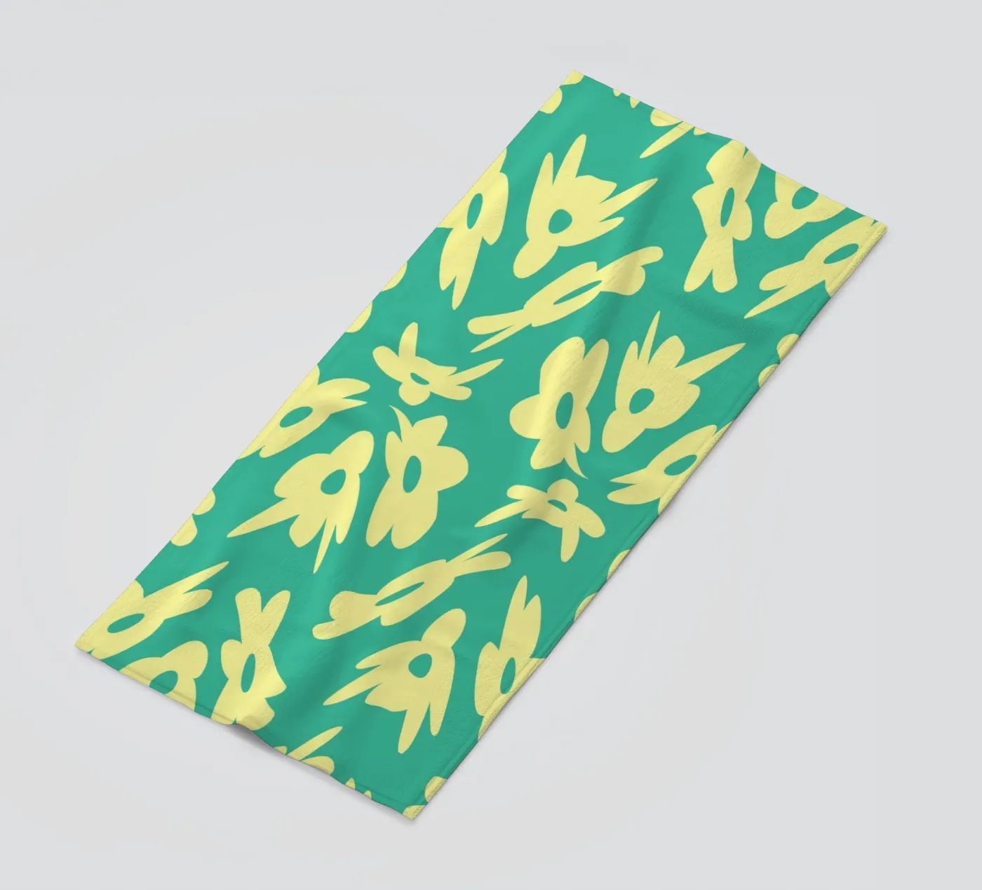 Modello di fiore bizzarro telo mare da Little Dean