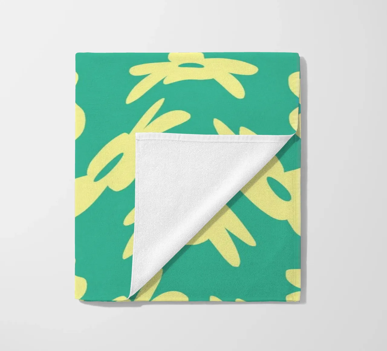 Bizarre Blumenmuster Strandtuch von Little Dean