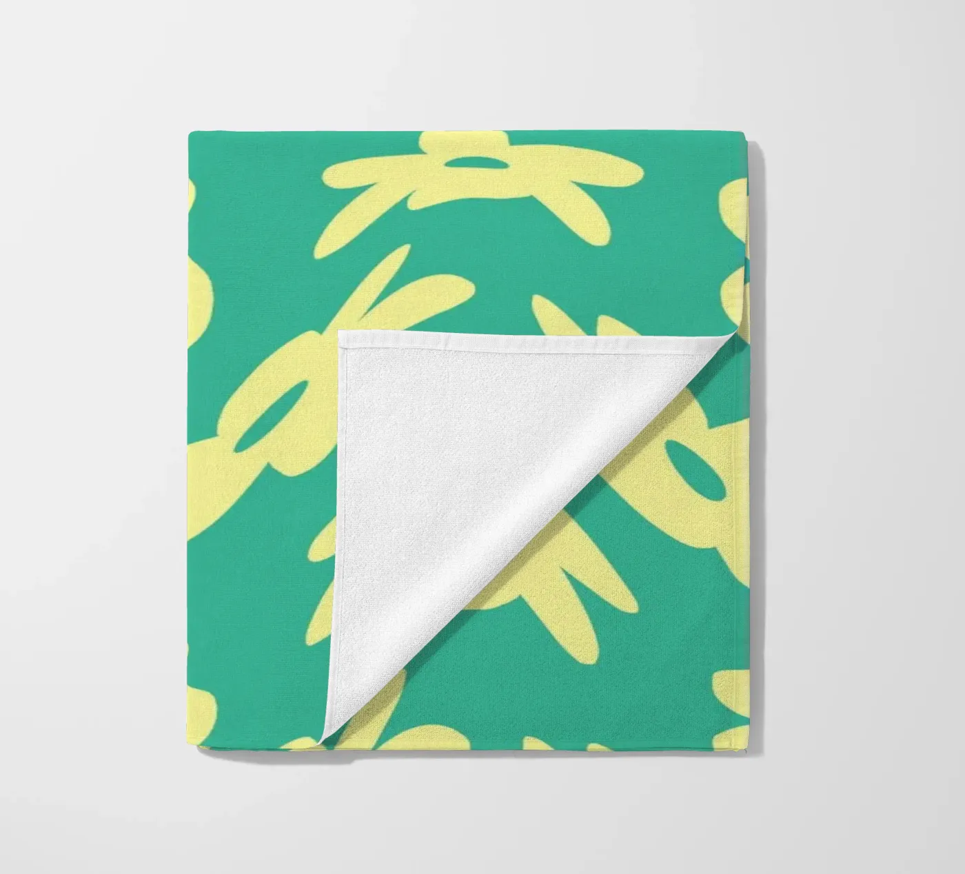 Flower Pattern Bizarre beach towel by Little Dean