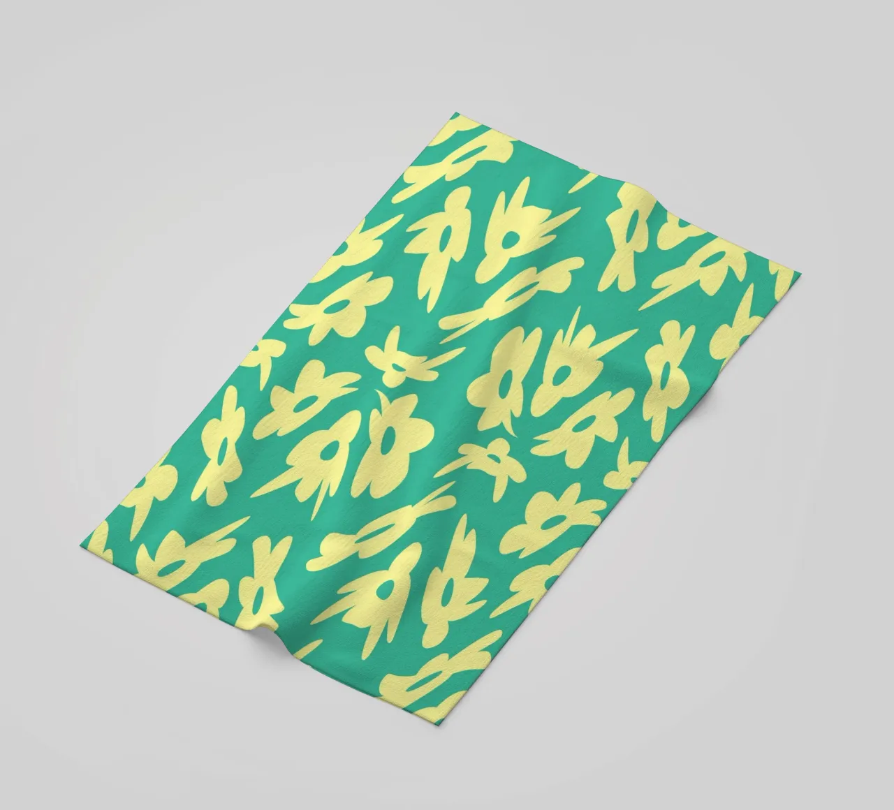 Bizarre Blumenmuster Strandtuch von Little Dean