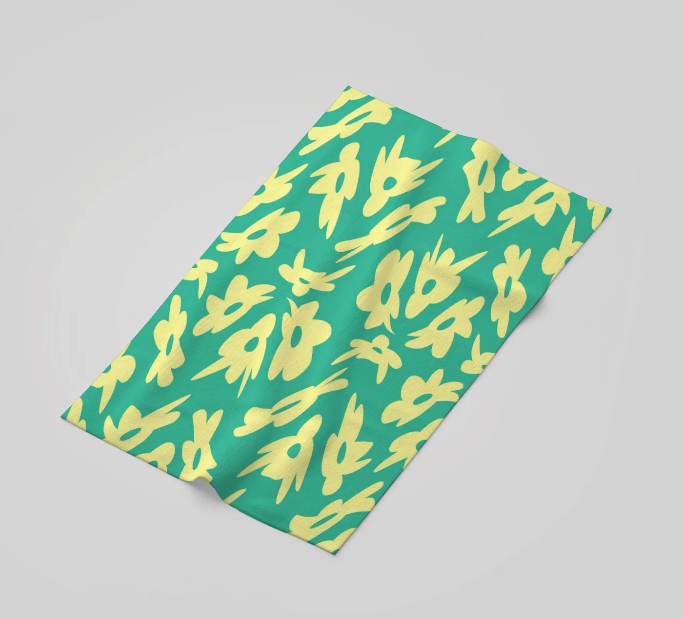 Modello di fiore bizzarro telo mare da Little Dean