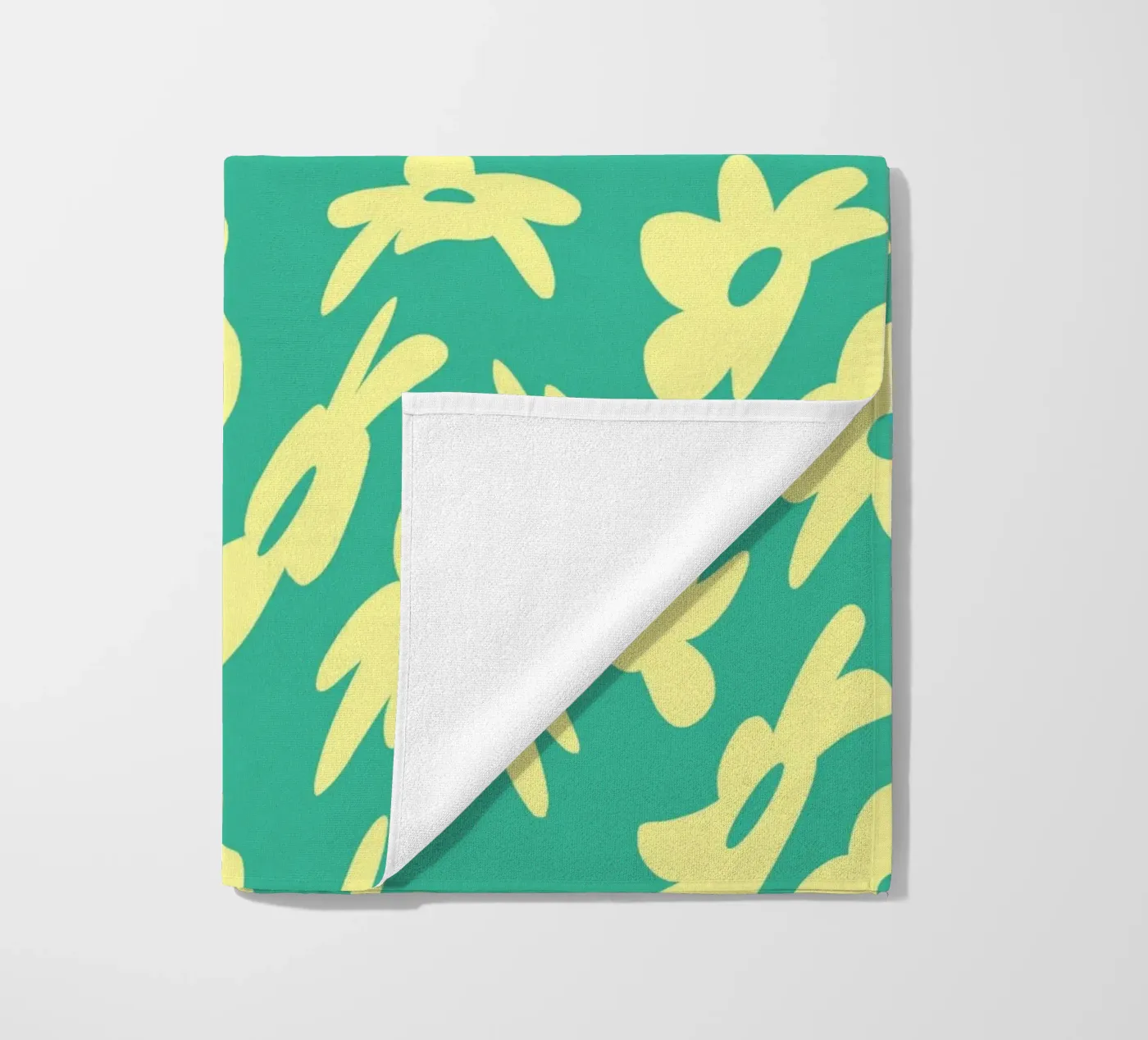 Flower Pattern Bizarre beach towel by Little Dean