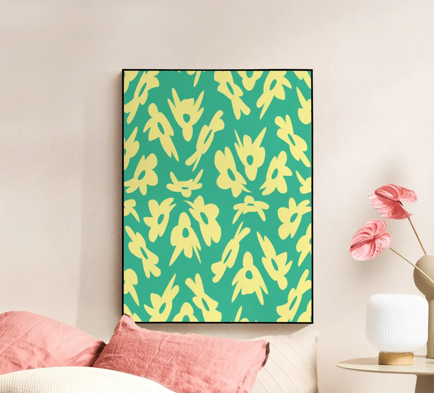 Flower Pattern Bizarre plexiglas de Little Dean